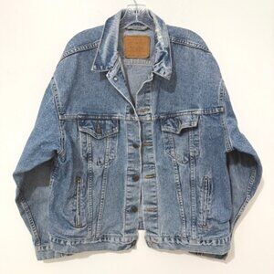 Vintage 90's Levi Strauss Blue Jean Denim Jacket 70507-4890 Made In USA Size L